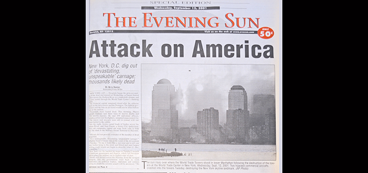 Former Evening Sun Editor Recalls 9/11 In The Newsroom 